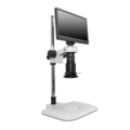 Scienscope Macro Digital Inspection System With LED Polarizing Light On Lab Stand MAC3-PK1-R3